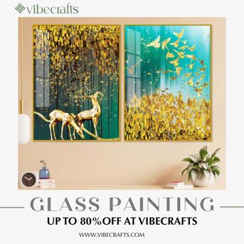 Noida, Household Items, INR 6499,  Elegant Glass Painting For Stunning Home D&eacute;cor