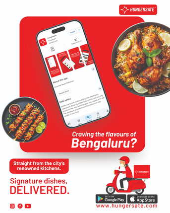Bangalore, Food Delivery, Relocating? Travelling? Keep Eating Well With Hungersate!