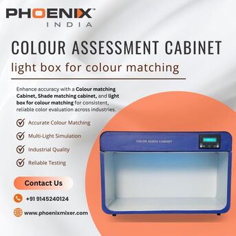 Mumbai, Tools, Colour Assessment Cabinet | Shade Matching | Light Box For Colour Matching
