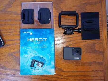 Riyadh, Photo & Video, SAR 530,  GoPro Hero 7 Silver 530 SAR  Barely Used -With Accessories