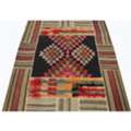 USD 220,  4x5 Vintage Persian Patchwork Kilim Area Rug - 109077