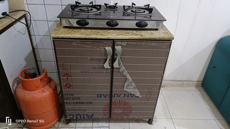 Khobar, Household Items, SAR 500,  Cylinder + Stove + Kitchen Storage Table