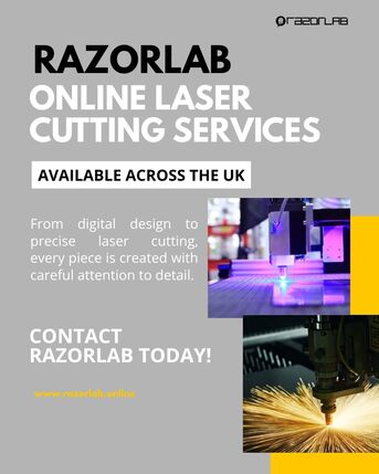 London, Business, RazorLAB Online Laser Cutting Services Available Across The UK
