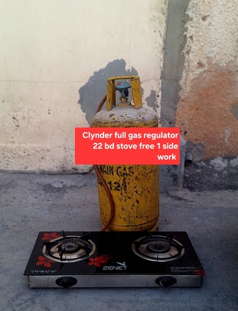 Manama, Household Items, BHD 22,  Clynder Full Gas Regulator And.free Stove 22 Bd Msg 3670 8372 Wts Ap No Call