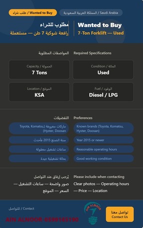 Riyadh, Items Wanted, Want To Buy Used For Lift 7 Tones