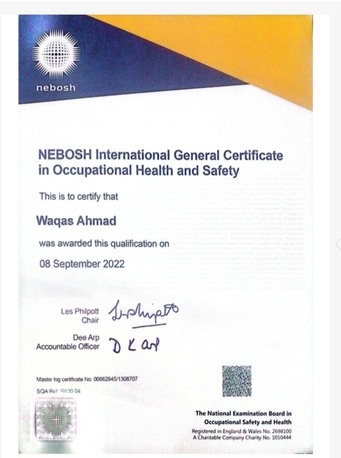 Islamabad, Job Seekers, I Want A Safety Officer Job I Have Many Experiance