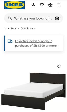 Jeddah, Furniture, SAR 1800,  Used Ikea Bed Set For Sale In Good Condition