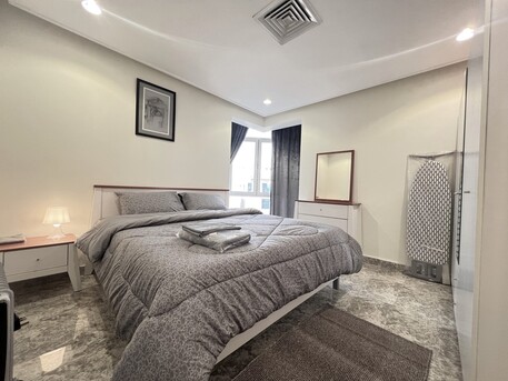 Fintas, Apartments, Flats, Houses & Villas, KWD 350/month,  Furnished,  1 BR,  Fintas &ndash; Large, Furnished,one Bedroom Apartment W/gym