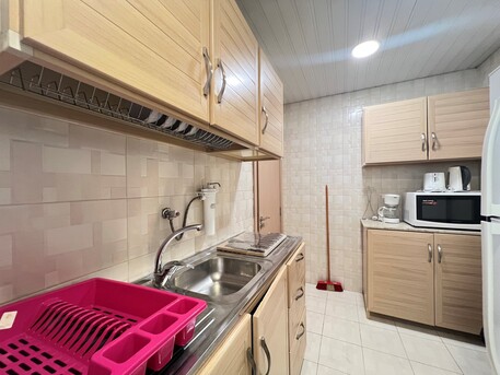 Fintas, Apartments, Flats, Houses & Villas, KWD 350/month,  Furnished,  1 BR,  Fintas &ndash; Large, Furnished,one Bedroom Apartment W/gym