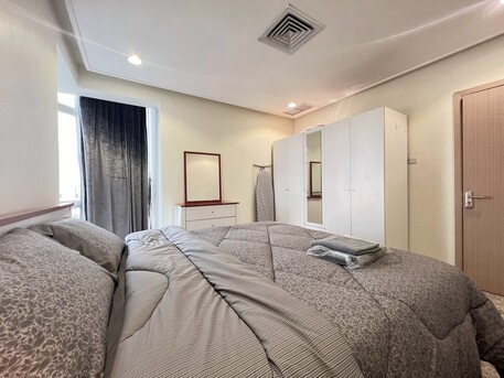 Fintas, Apartments, Flats, Houses & Villas, KWD 350/month,  Furnished,  1 BR,  Fintas &ndash; Large, Furnished,one Bedroom Apartment W/gym