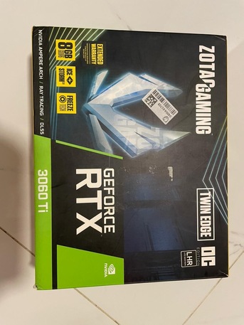 Dammam, Computers, SAR 850,  ZOTAC GeForce RTX 3060 Ti 8GB Used But Works Well