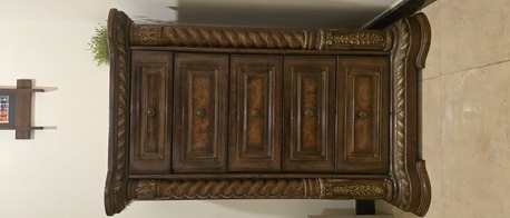 Al Rawabi, Furniture, SAR 800,  Wooden Bedroom Set For Sale &ndash; SAR 800