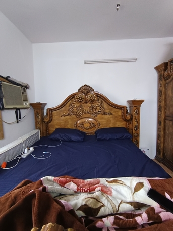 Al Wizarat, Furniture, SAR 1000,  Full Furniture Set For Sell SAR 1000 King Size Bed, Dressing Table, Wardrobe,two Small Cab