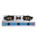 SAR 65,  Stainless Steel 3 Burner Gas Stove Used