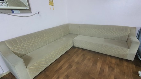Riyadh, Furniture, SAR 600,  L - Shape Sofa - Murabba (Backside Lulu)