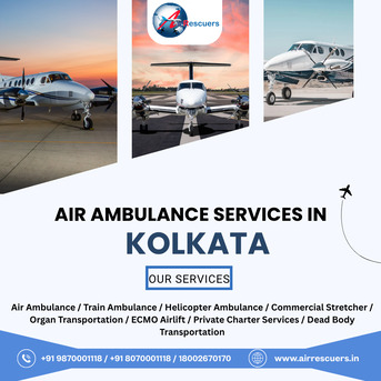 Lucknow, Health, Emergency Patient Airlift &ndash; Kolkata