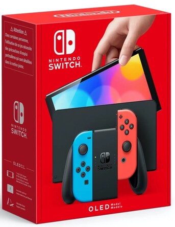 The Hague, Video Games, EUR 29990,  Nintendo Switch OLED - Blauw/Rood