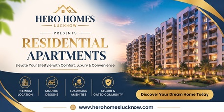 Lucknow, Real Estate For Sale, INR 10000000,  Hero Homes Lucknow - Dream Big. Live Well
