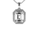 USD 2174,  Get Lab Grown Diamond Necklace Minimal Bezel Diamond Pendant