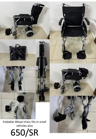 Al Murabba, Health & Beauty Items, SAR 1,  Folding Wheelchair And Chair