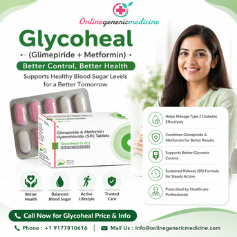 New York, Medical, Buy Glycoheal (Glimepiride + Metformin) At OnlineGenericMedicine