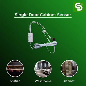 Noida, Electronics, Wardrobe Sensor &mdash; Single Door, Double Door, PIR, IR & Touch Dimmer Cabinet Sensor