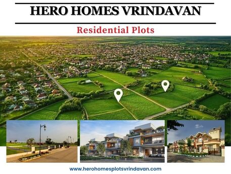Lucknow, Residential Plots, INR 10000000,  1200 Sq. Feet,  Buy Land In Vrindavan | Luxury Plotted Development Near Mathura &ndash; Hero Homes