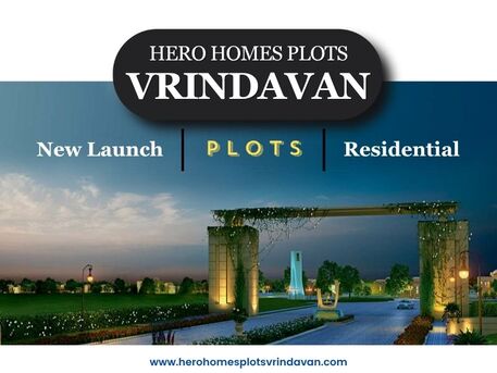 Lucknow, Residential Plots, INR 10000000,  1200 Sq. Feet,  Buy Land In Vrindavan | Luxury Plotted Development Near Mathura &ndash; Hero Homes