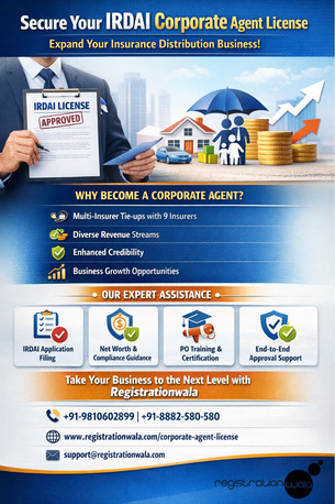 New Delhi, Legal, Secure Your IRDAI Corporate Agent License