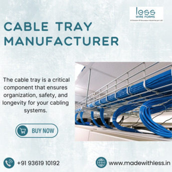 Coimbatore, Electronics, INR 300,  India&rsquo;s Choice For Strong & Efficient Cable Trays &ndash; LessWireForm