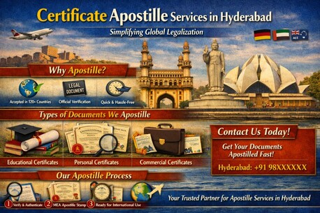 Hyderabad, Legal, Certificate Apostille In Hyderabad