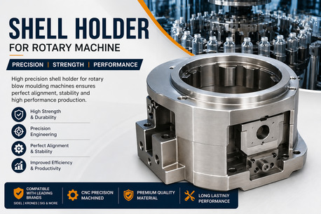 Pune, Business, Shell Holder For Rotary Blow Moulding Machines | Precision Mould Holder India