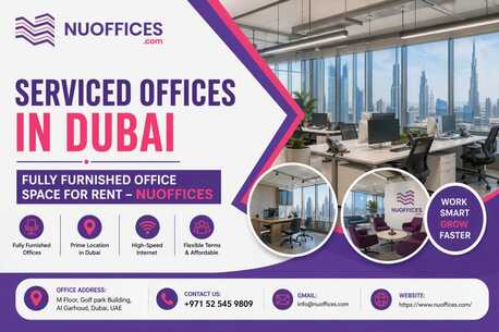 Dubai, Business, Serviced Offices In Dubai | Fully Furnished Office Space For Rent &ndash; Nuoffices