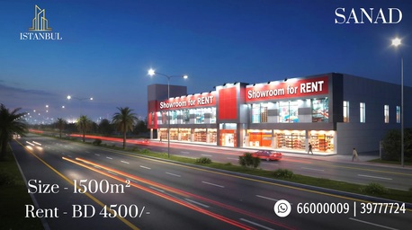 Sanad, Shops, BHD 4500,  Highway Faced Showroom For Rent In Sanad