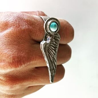 New York, Jewelry, USD 700,  Bold Ace Of Spades Ring For Men By Lugdun Artisans