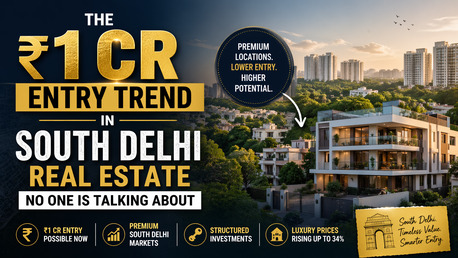 New Delhi, Real Estate For Sale, Studio,  The ₹1 Cr Entry Trend In South Delhi Real Estate No One Is Talking About