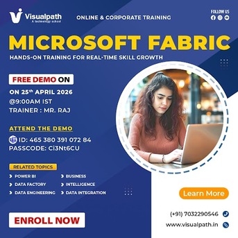 Hyderabad, Lessons Offered, Join Microsoft Fabric Online Free Demo On April 25th