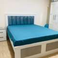 SAR 650,  KING SIZE BED WITH DRAWERS + MATTRESS + ONE SIDE TABLE For SALE!!!