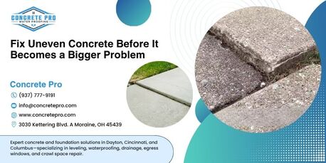 New York, Construction, Fix Uneven Concrete Before It Becomes A Bigger Problem