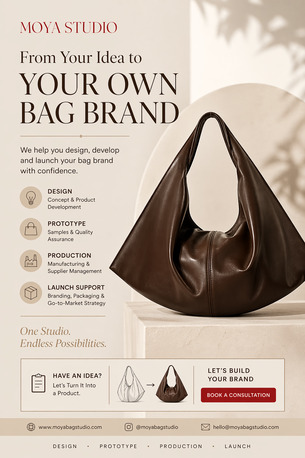New York, Business, Start Your Own Bag Brand | Design To Manufacturing Support