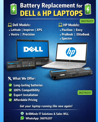 Hoora, Computer, Mac & PC Laptop Service Battery Replacement