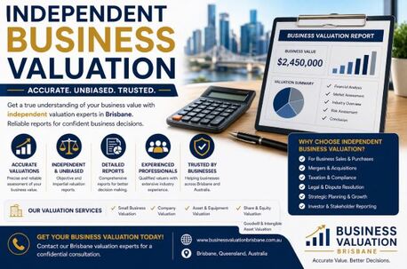 Brisbane, Real Estate, Independent Business Valuation Services In Brisbane &ndash; Accurate & Unbiased