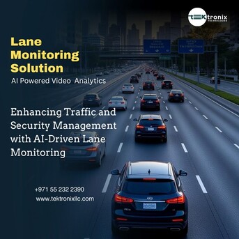 Dubai, Computer, AI Video Analytics Lane Monitoring: Revolutionize Bahrain & GCC Roads