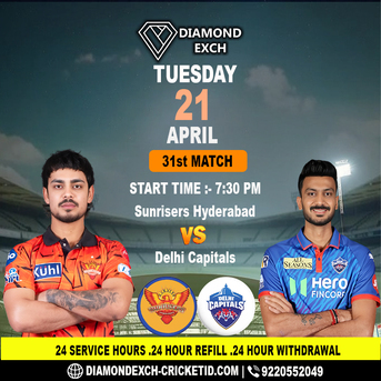 New Delhi, Computer, Diamond Exchange ID SRH Vs DC IPL 2026 Live Commentary Match
