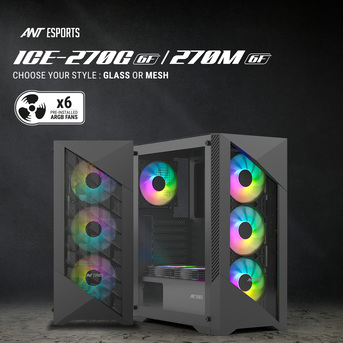 Mumbai, Computers, INR 5999,  Upgrade Your Setup With ANT Esports Gaming PC Cabinets