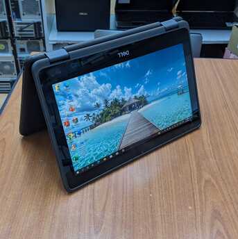 Manama, Computers, BHD 57,  Dell 2-in-1 Touch Laptop+Tablet 8GB RAM SSD M.2 35x Fast With Box & Charger