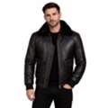 GBP 135,  Men&rsquo;s Black Bomber Jacket &ndash; Classic Fit Stylish Outerwear