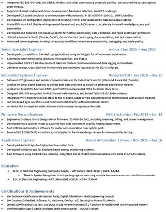 Riyadh, Job Seekers, Senior Embedded And Software Developer