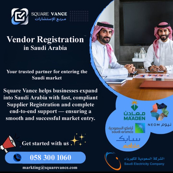 Jeddah, Construction, Vendor Registration Services In Saudi Arabia