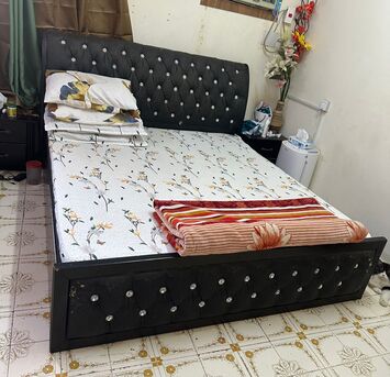 Jeddah, Furniture, SAR 300,  Used Double Bed Set For Sale  With Mattress